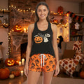 Trick & Treat | Pumpkin Ghost Halloween Pyjamas For Women
