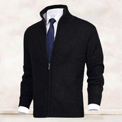 Gabriel Romano | Executive Knit Zip Cardigan For Men