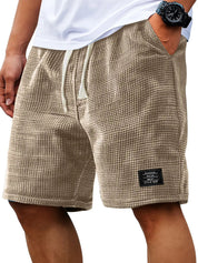 Corey Whitworth | Waffle-Knit Casual Shorts For Men