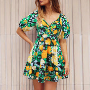 Lucy Parker | Floral V-Neck Summer Dress For Women