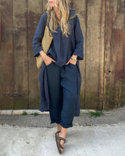 Tara Murphy | Linen Two-Piece Set For Women