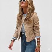 Camille Rousseau | Elegant Tweed Jacket For Women