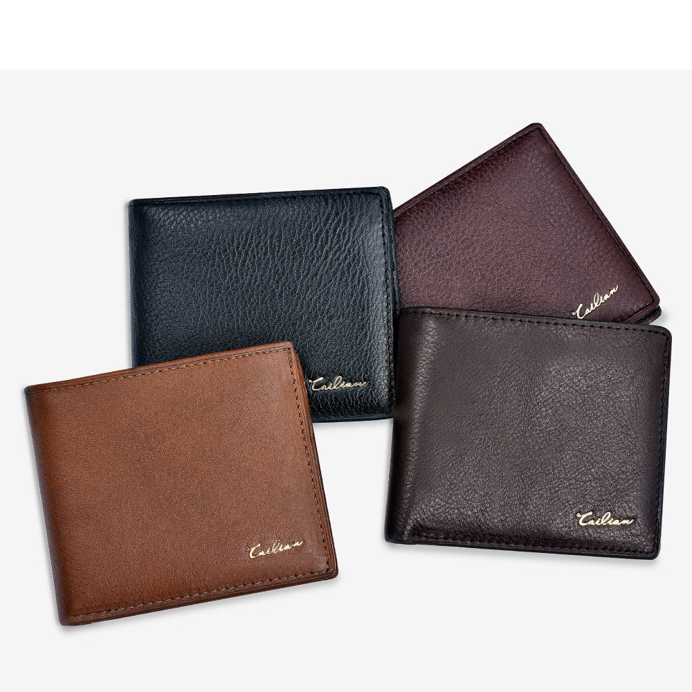 Cowhide Leather Card Wallet