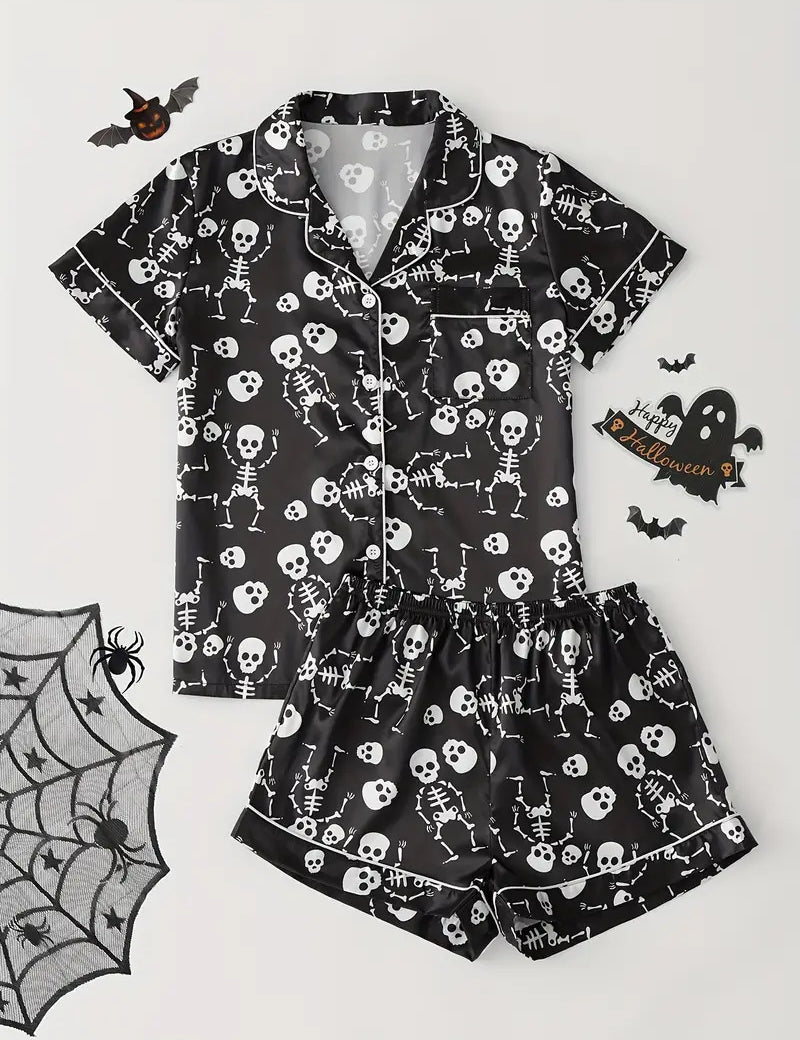 Spooky Pumpkin | Halloween Pyjama Set For Women