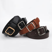 Retro Square Buckle Belt