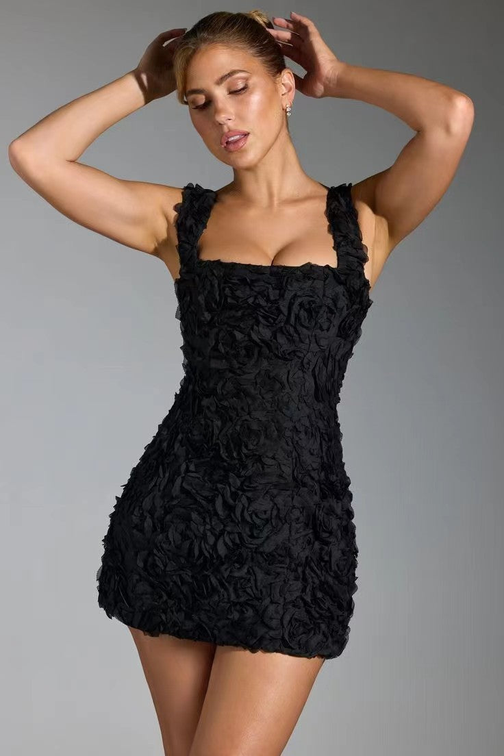 Georgia Mitchell | Floral Textured Cocktail Dress For Women