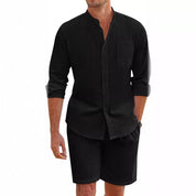 Samuel Kingsley | Relaxed-Fit Two-Piece Shirt & Shorts Set For Men