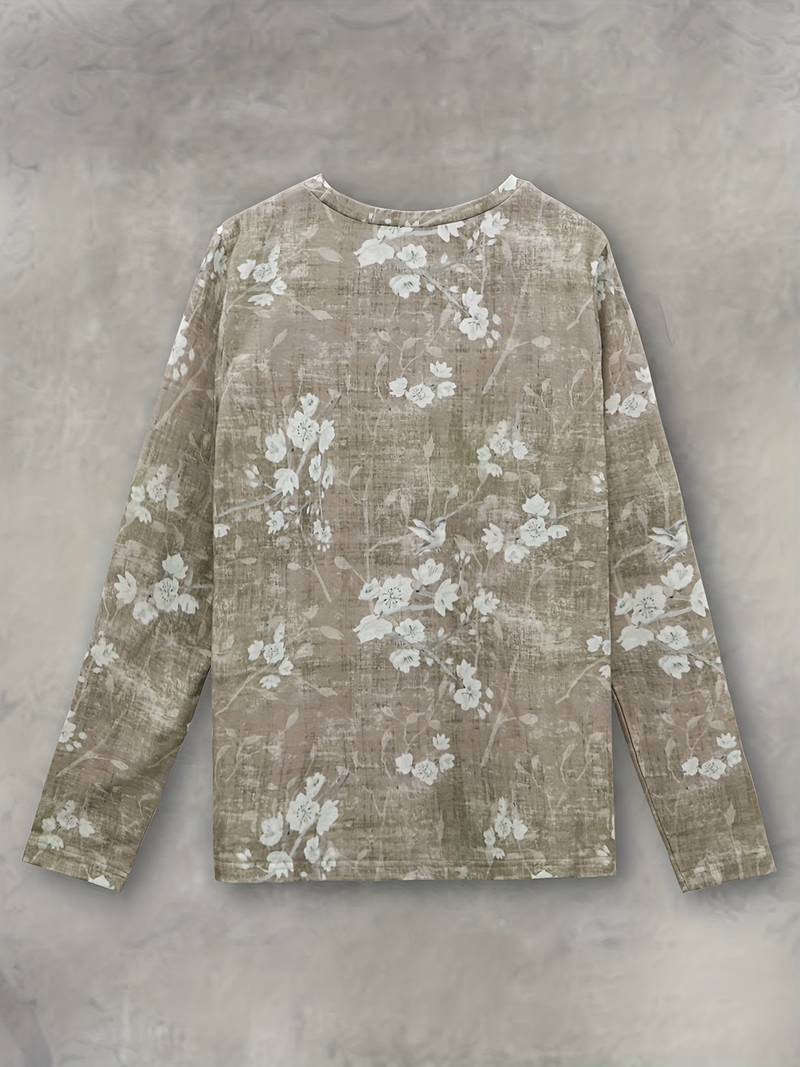 Elena Moretti | Floral Lightweight Blouse For Women