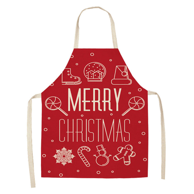 Merry Match | Red Santa Hat Christmas Apron Unisex