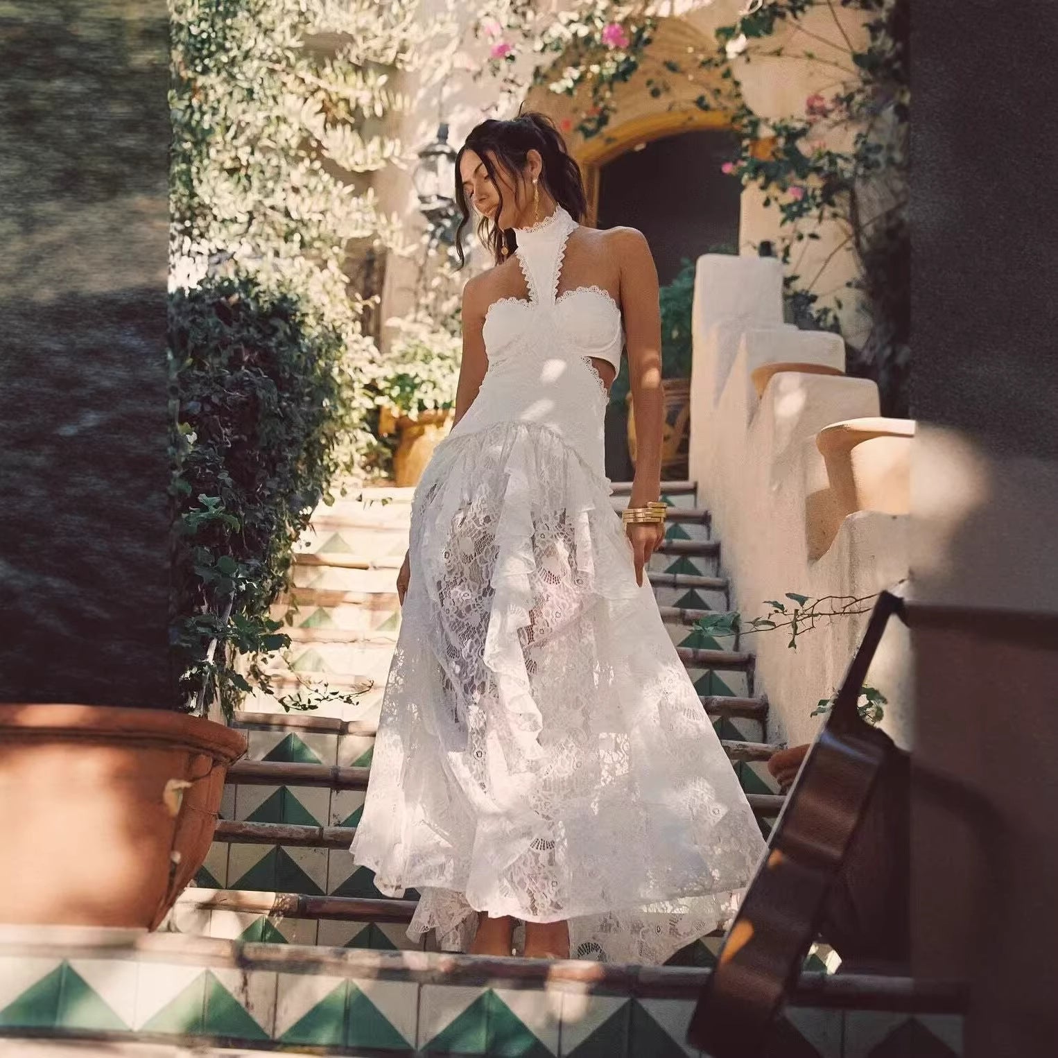 Lucy Martin | Lace Maxi Dress For Women