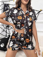 Spooky Pumpkin | Halloween Pyjama Set For Women