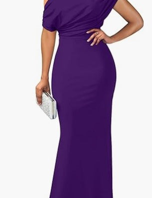 Isla Turner | One-Shoulder Maxi Party Dress For Women