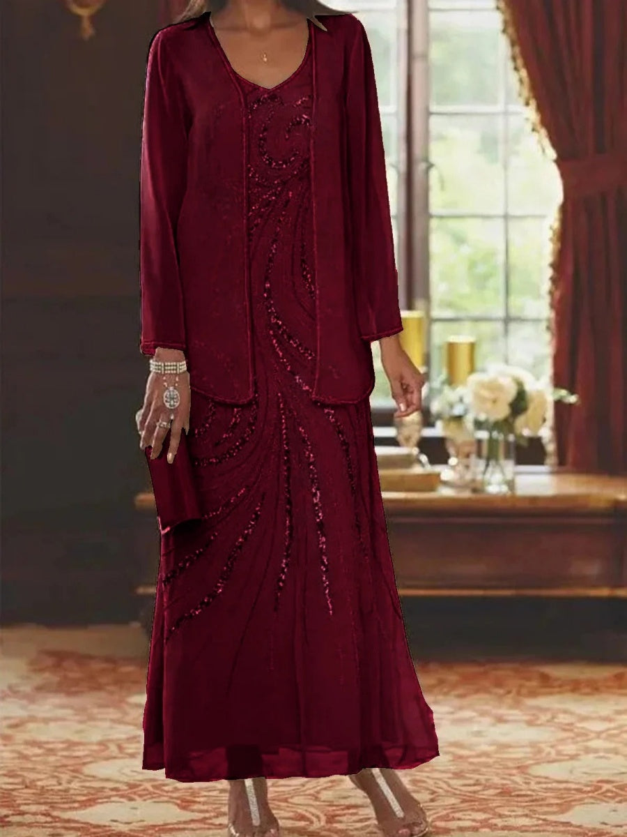 Bronte Hawker | Formal Dress With Matching Sequin Jacket