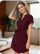 Naomi Kirby | Summer Dress With Bow Detail For Women