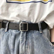 Retro Square Buckle Belt