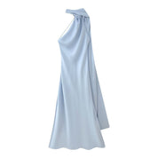 Georgia Mitchell | Satin Halter Maxi Dress For Women