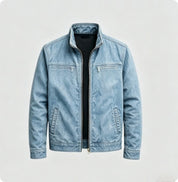 Aldo Cranworth | Olive Zip-Up Workwear Jacket For Men