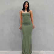 Sienna Clarke | Slim-Fit Cami Maxi Dress For Women