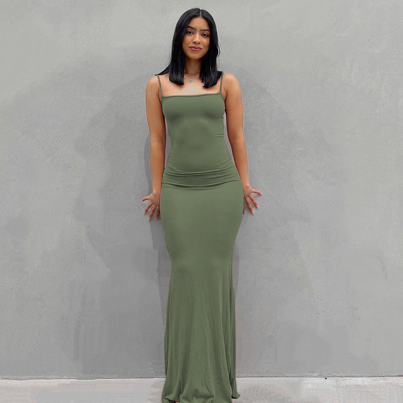 Sienna Clarke | Slim-Fit Cami Maxi Dress For Women