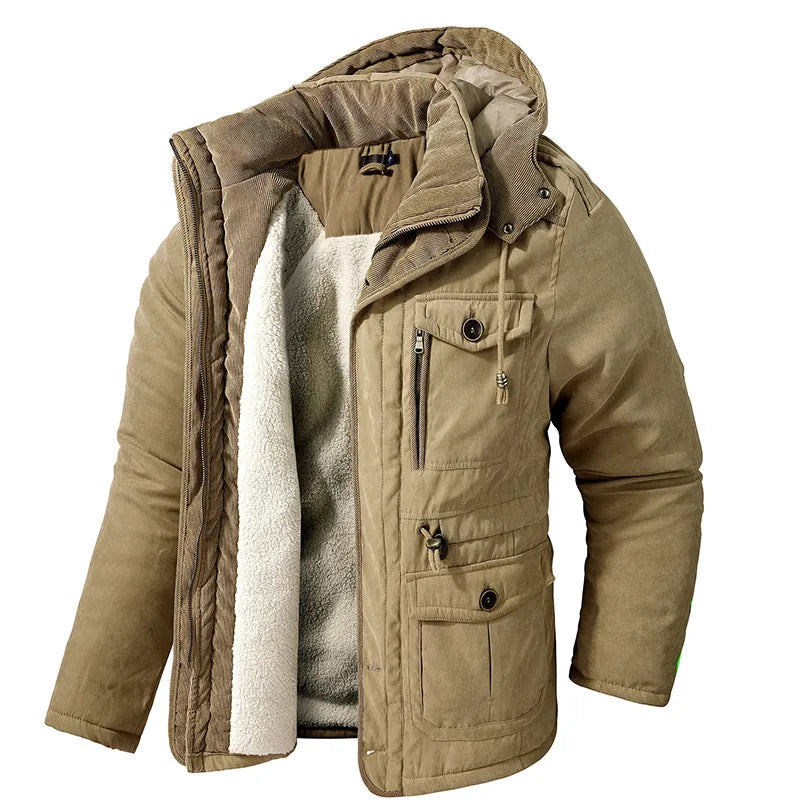 James Hartley | Insulated Hooded Parka Jacket For Men