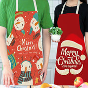 Merry Match | Red Santa Hat Christmas Apron Unisex
