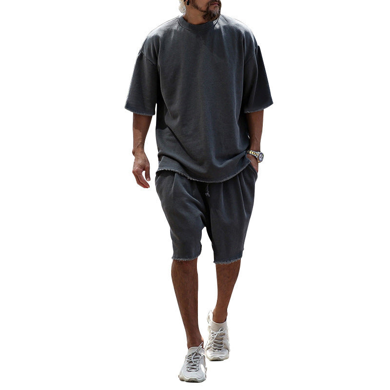 Saverio Windham | Oversized T-Shirt & Shorts Set For Men