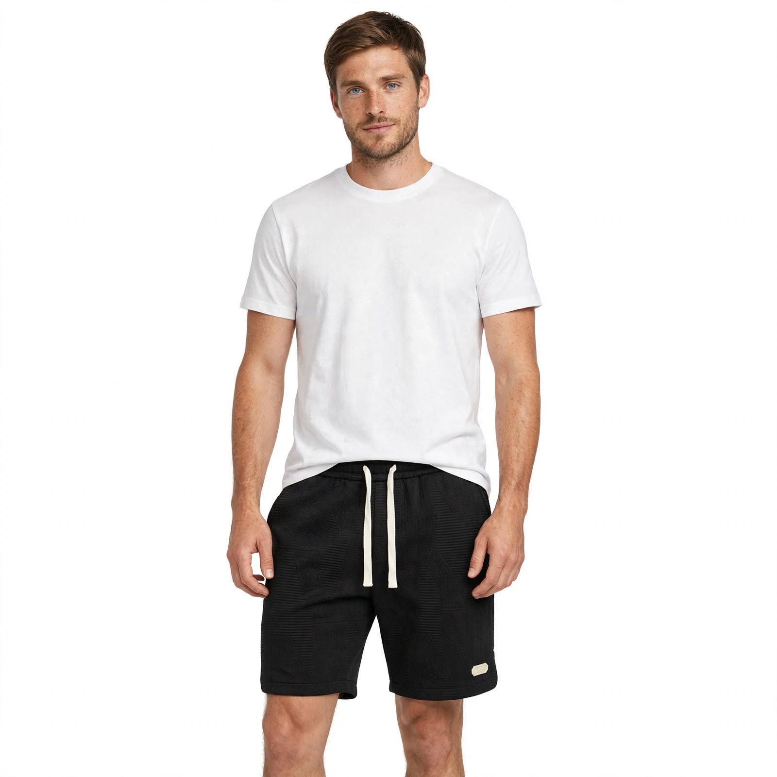Harrison Doyle | Textured Drawstring Shorts For Men