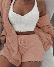 Zita Brayham | Fluffy 3-Piece Lounge Set For Women