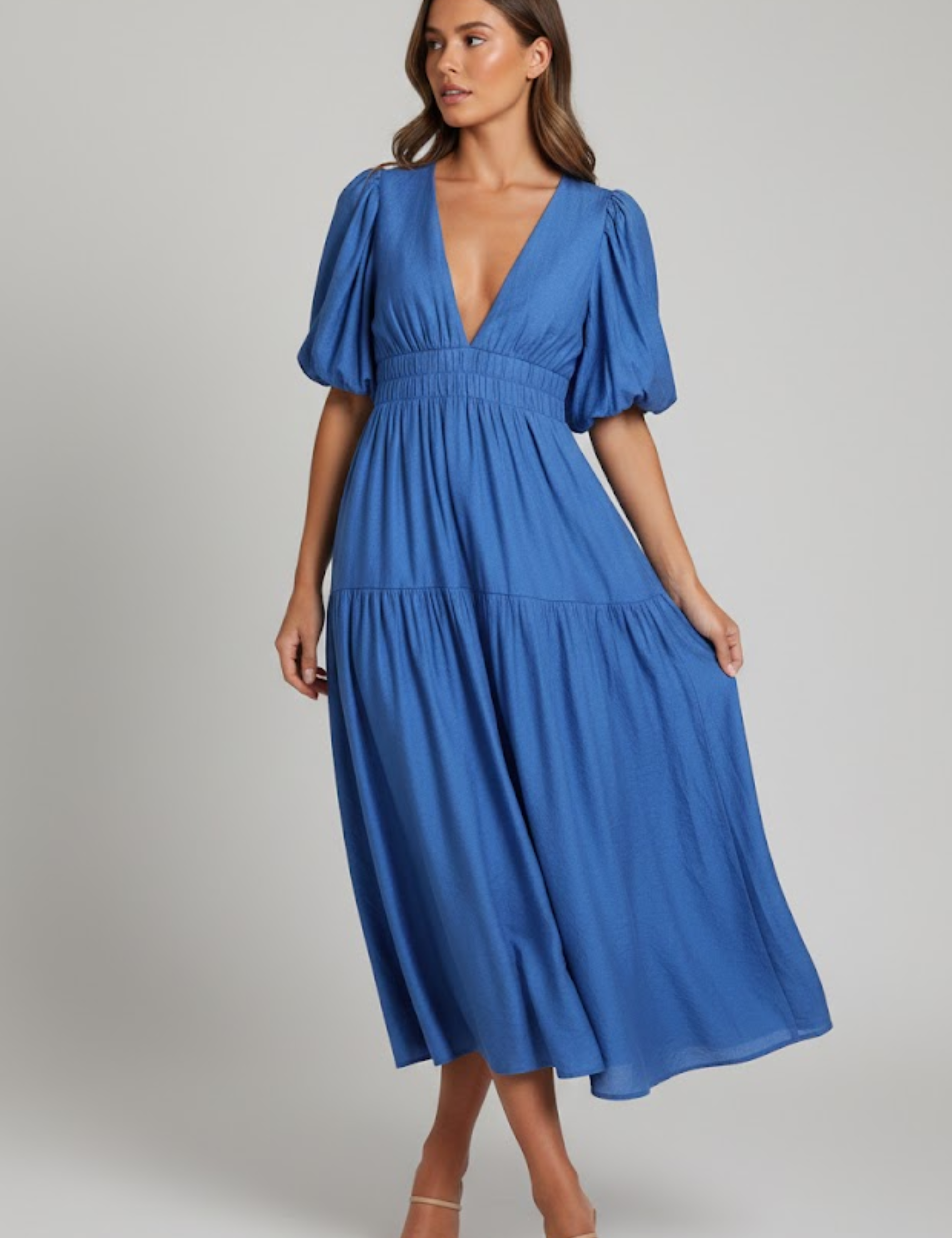 Amelia Sinclair | Flowing Midi Dress For Women