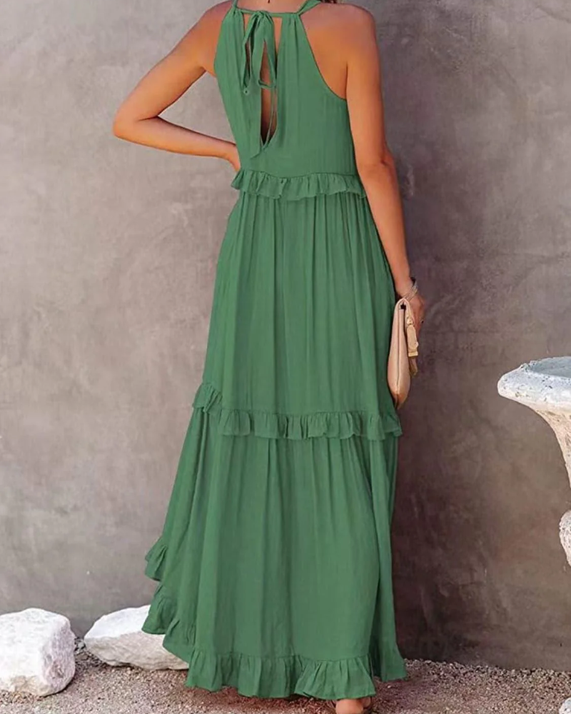 Harper Fletcher | Tiered Maxi Dress With Ruffle Detail