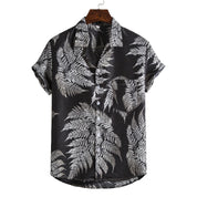 Nathan Harris | Tropical Print Short Sleeve Beach Shirt For Men