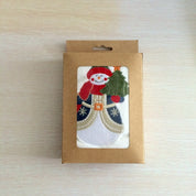 Merry Table | Red Holly Bow Christmas Tea Towel Unisex