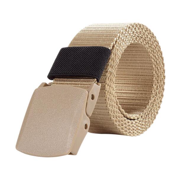 Metal-Free Nylon Belt - Khaki