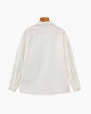 Alessandro Ricci | Ribbed Silk-Feel Shirt with Modern Elegance For Men