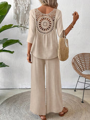 Piper Radley | Two-Piece Set With Crochet Back For Women