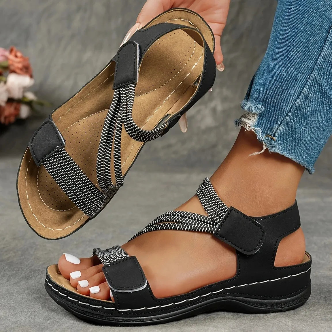 Sophie Laurent | Felice Casual Comfort Sandals with Lightweight Support For Women