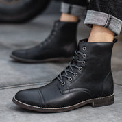 Cameron Sinclair | Leather Ankle Boots For Men
