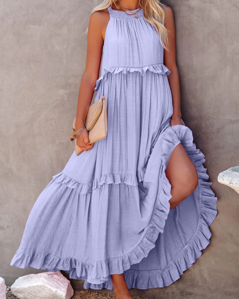 Harper Fletcher | Tiered Maxi Dress With Ruffle Detail