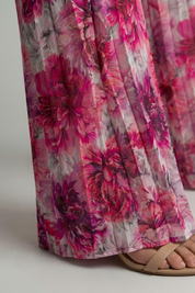 Celeste Whitmore | Pleated Wide-Leg Two-Piece Set For Women