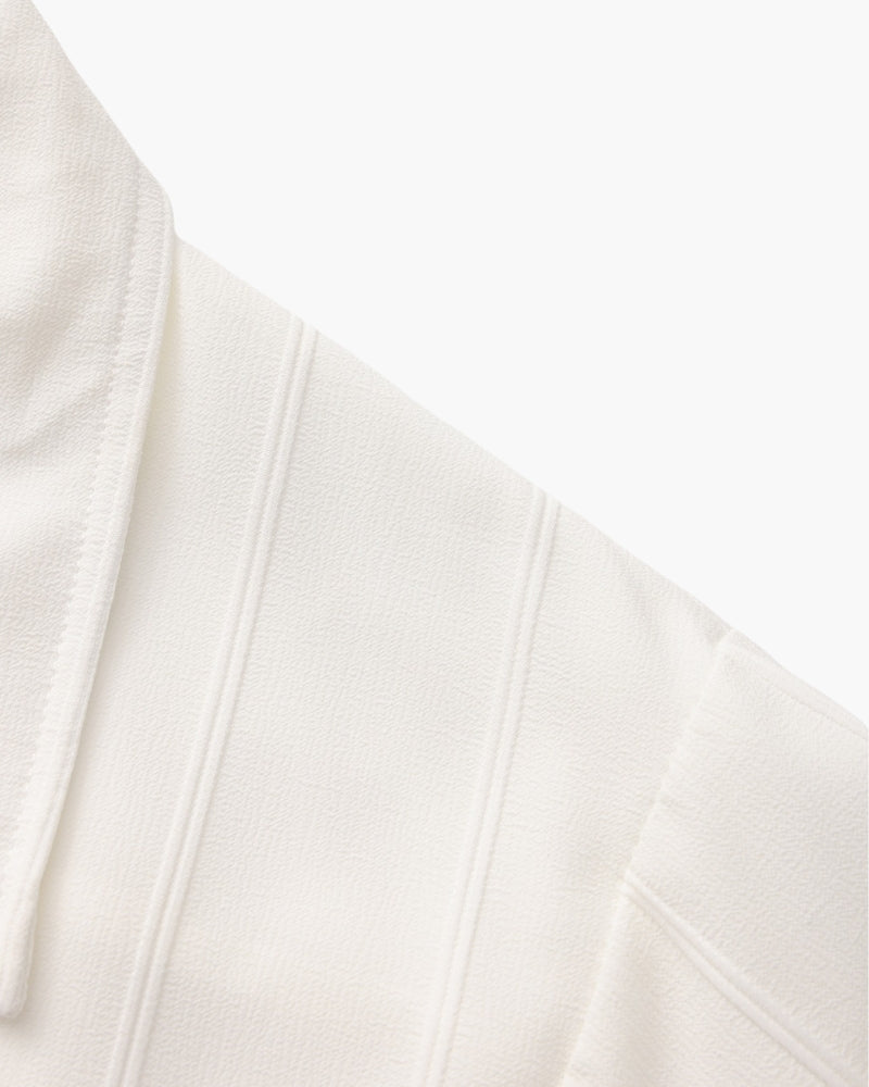 Alessandro Ricci | Ribbed Silk-Feel Shirt with Modern Elegance For Men