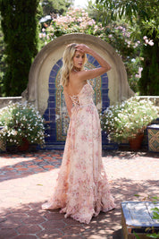 Olivia Redmond | Floral Halter Maxi Dress For Women