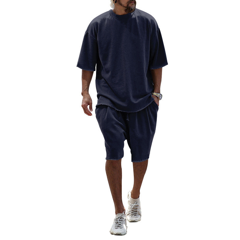Saverio Windham | Oversized T-Shirt & Shorts Set For Men