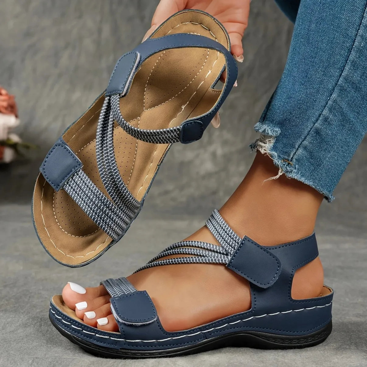 Sophie Laurent | Felice Casual Comfort Sandals with Lightweight Support For Women