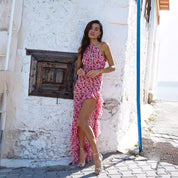 Alice Walker | Floral Ruffle Maxi Dress For Women