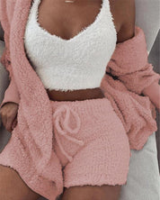 Zita Brayham | Fluffy 3-Piece Lounge Set For Women