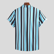 Ryan Walsh | Striped Short Sleeve Shirt For Men
