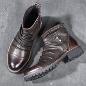 Marcus Bailey | Leather High-Top Boots For Men