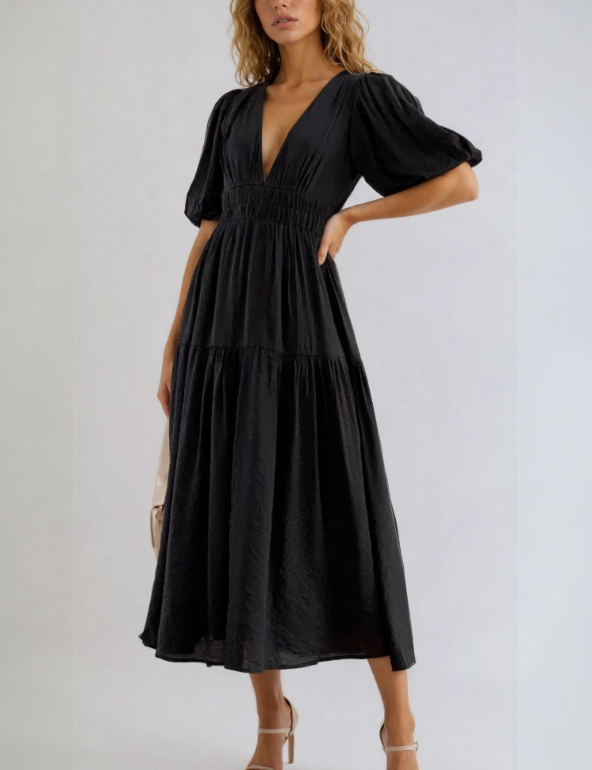 Amelia Sinclair | Flowing Midi Dress For Women