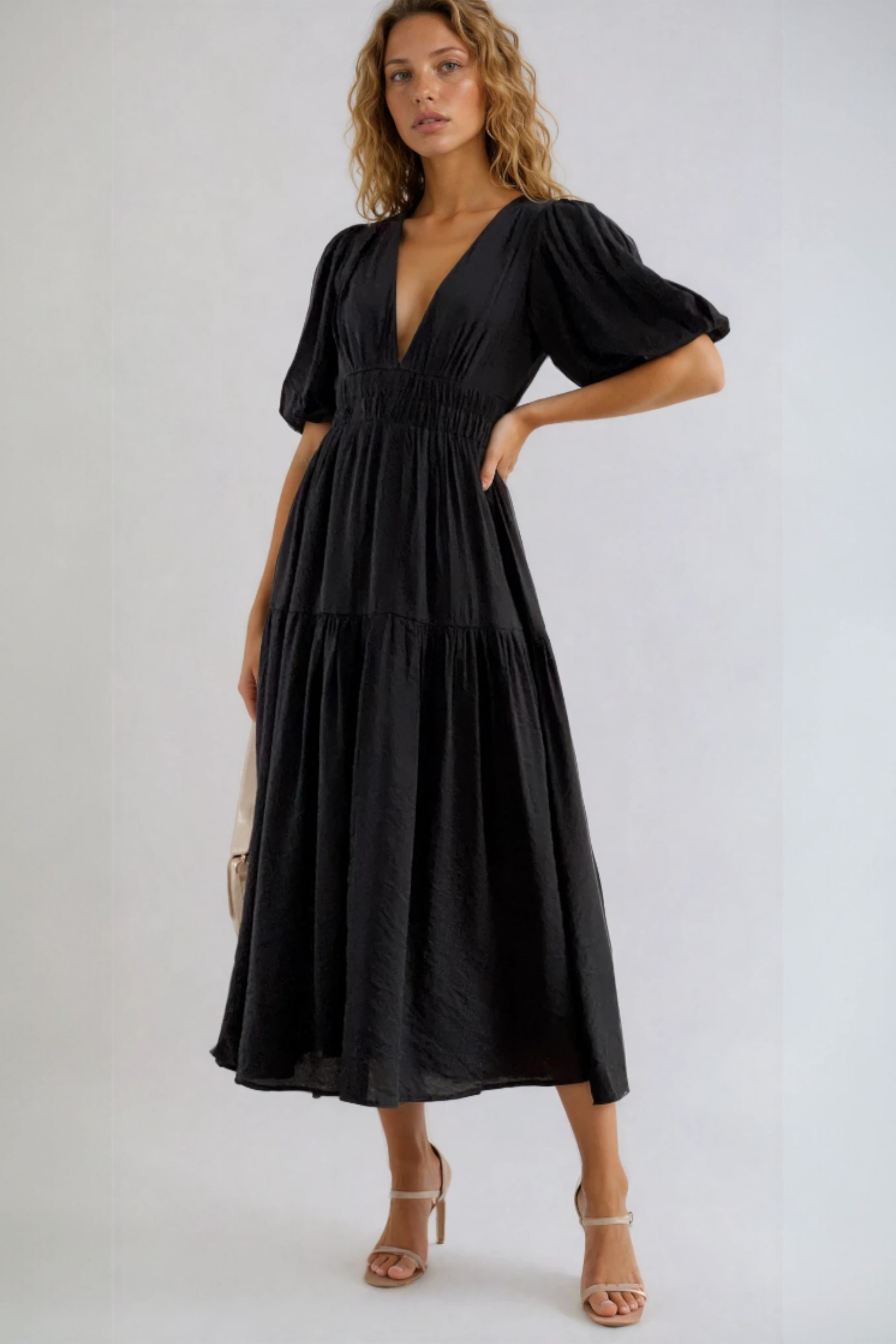 Amelia Sinclair | Flowing Midi Dress For Women