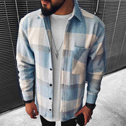 Renato Oakbrook | Checked Flap Pocket Overshirt For Men